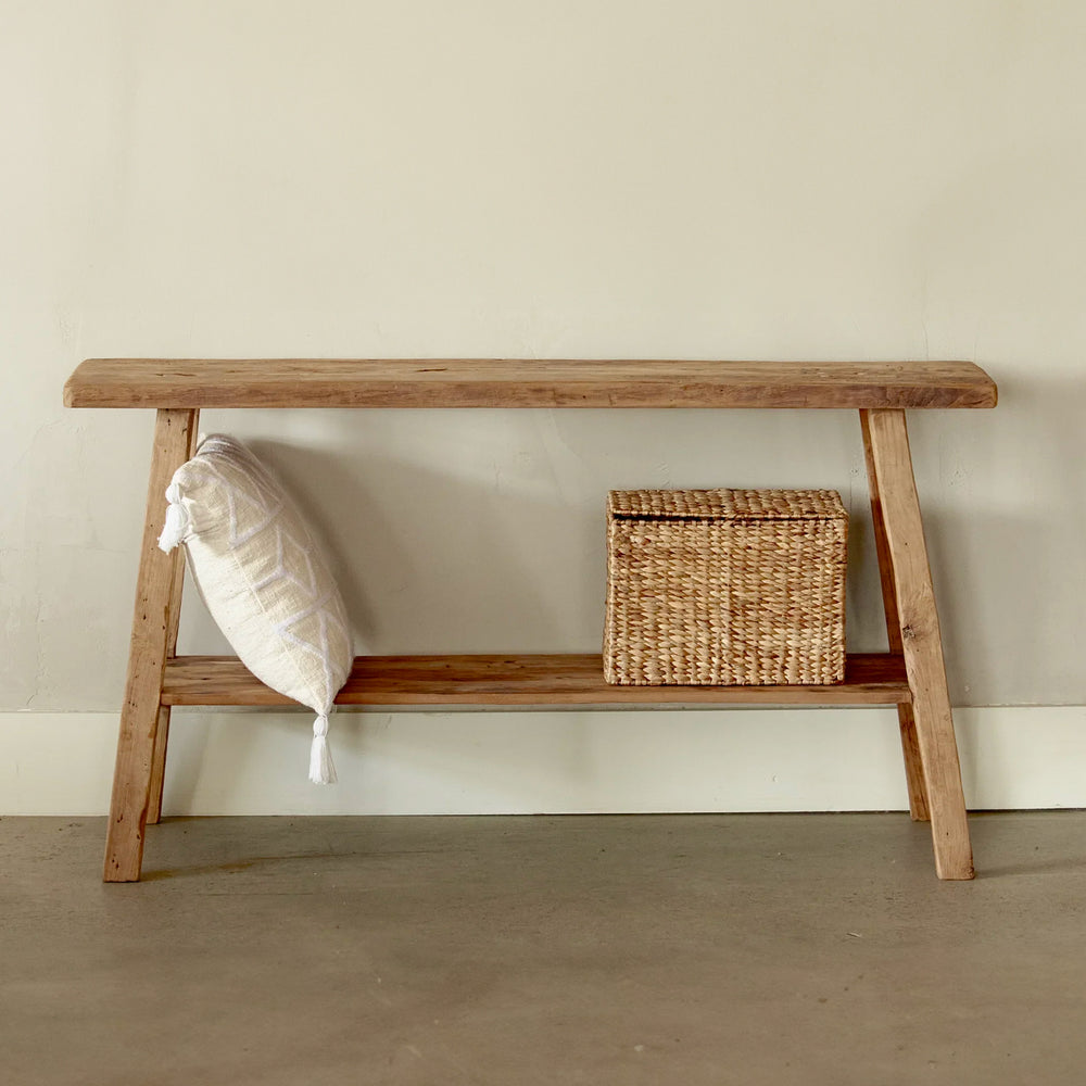 Console en bois recyclé - Teck
