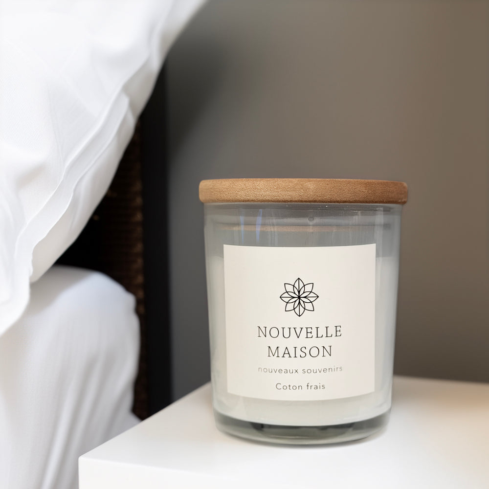 Fresh cotton candle - New home
