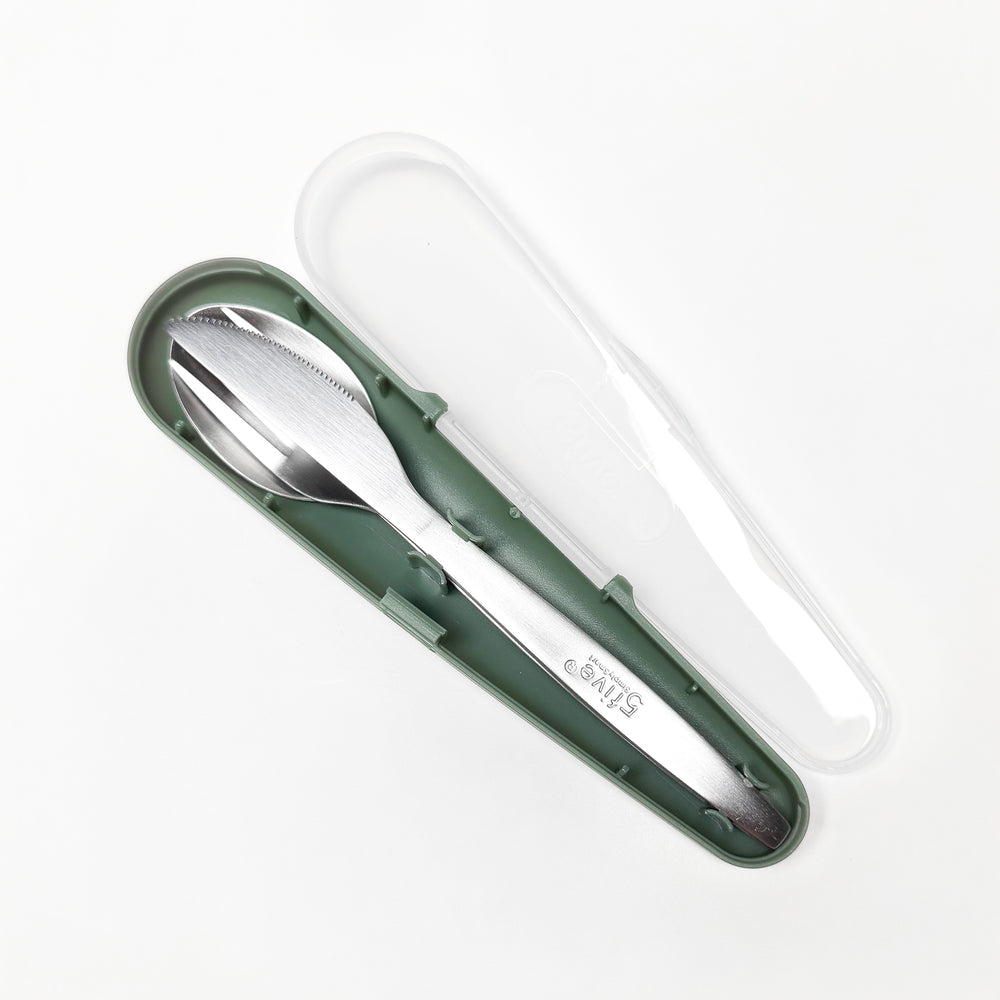 Ensemble d’ustensiles vert – 3 pièces