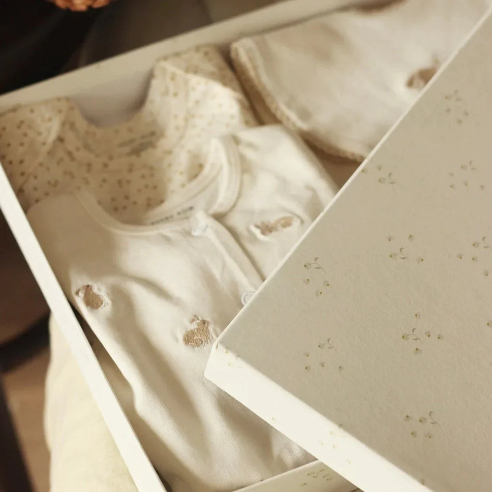 Coffret cadeau naissance - Lapins