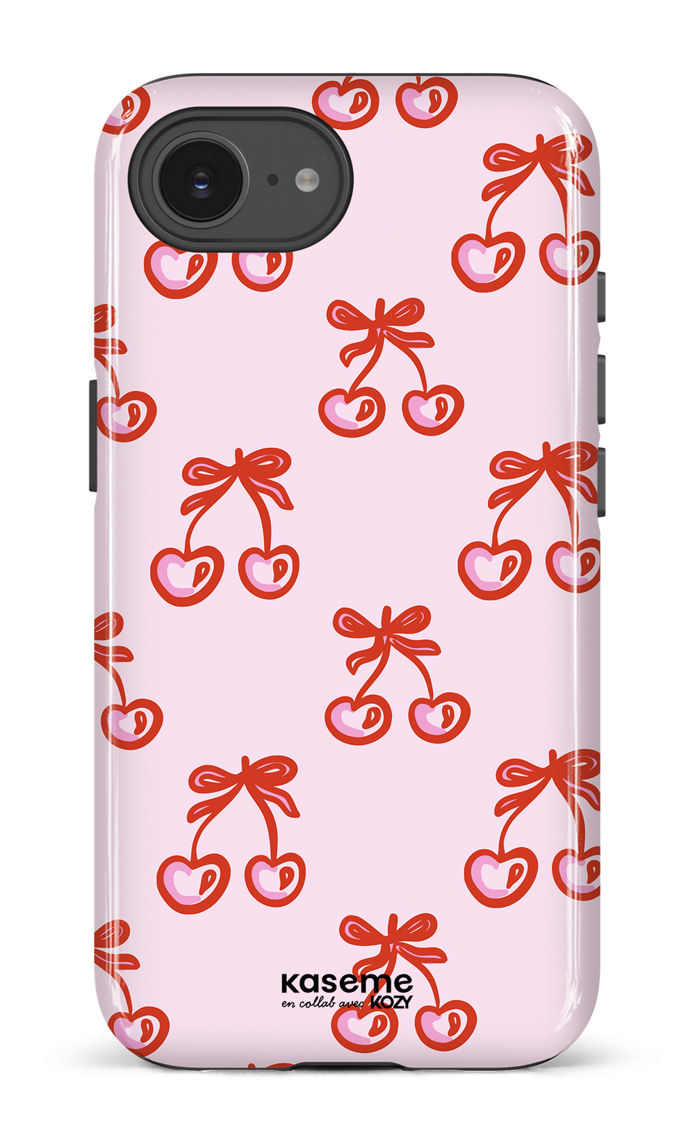 Étui impact pour cellulaire - Cerises bouclées