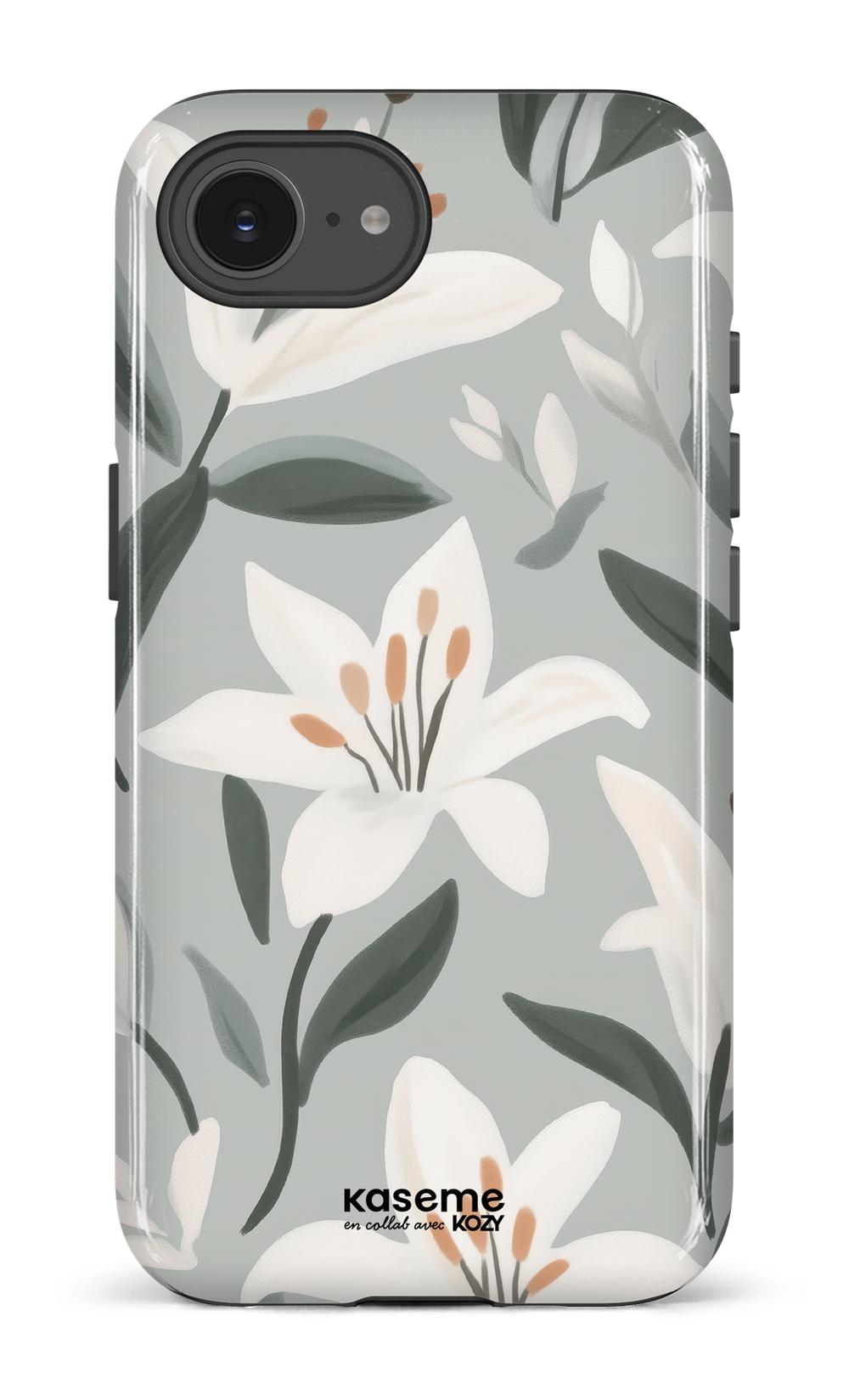 Étui impact pour cellulaire - La danse des lys bleu