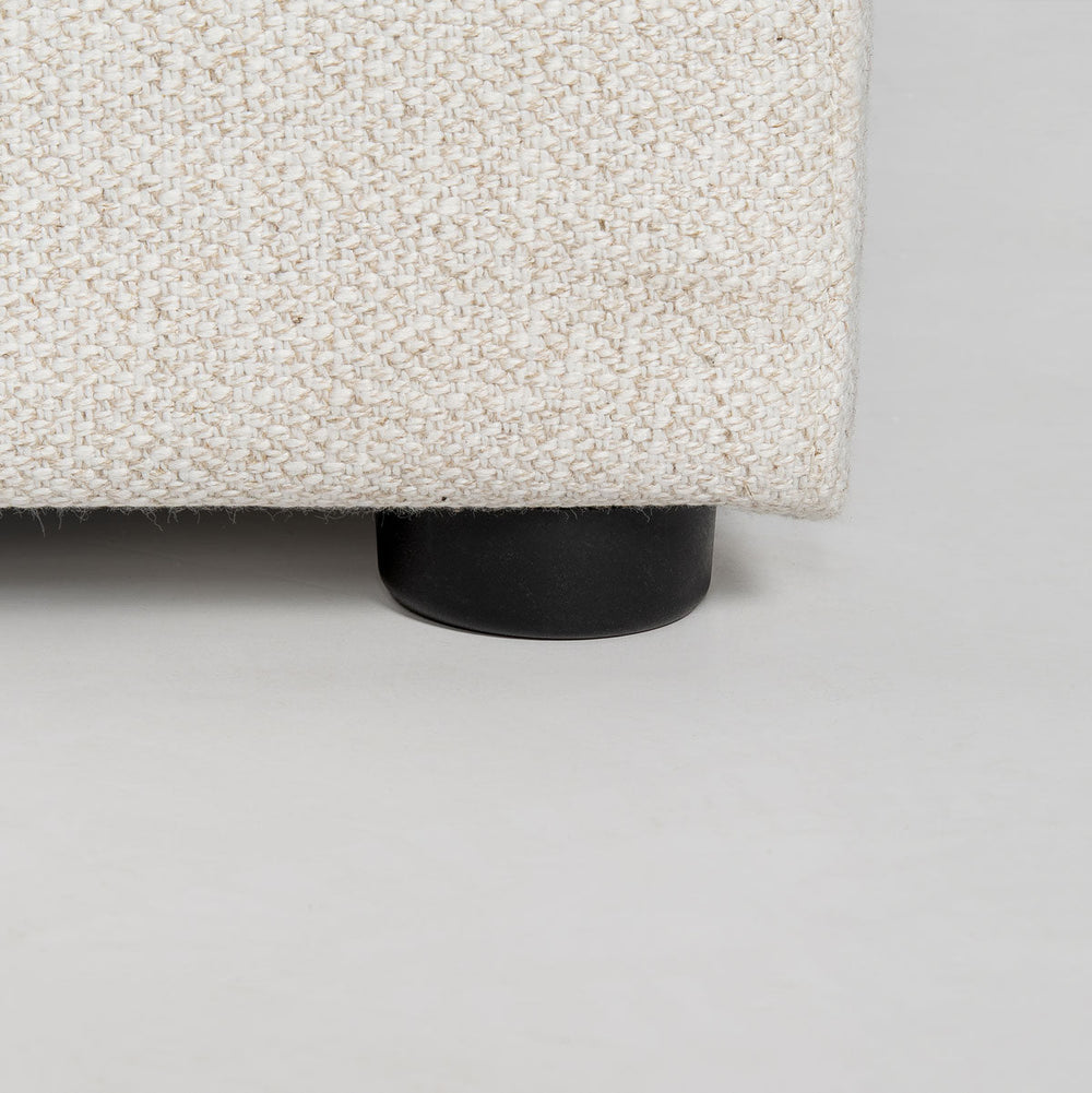 Queen cream bed with storage - Josie