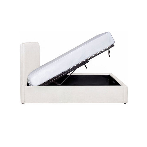 Double cream storage bed - Julia