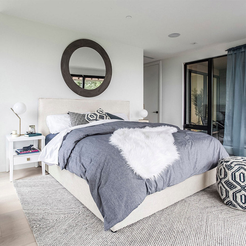 King cream storage bed - Julia