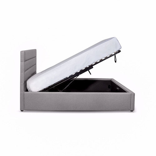 Queen grey Storage bed - Justin