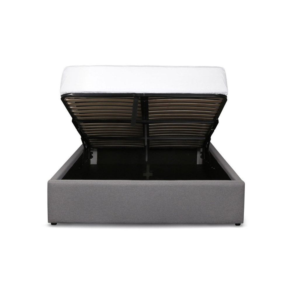 Queen grey Storage bed - Justin