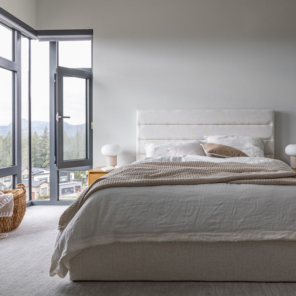 Base de lit Double crème - Justin