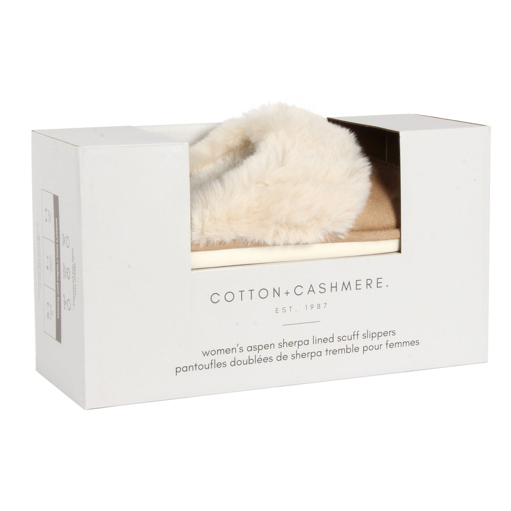 Pantoufle naturel - Sherpa