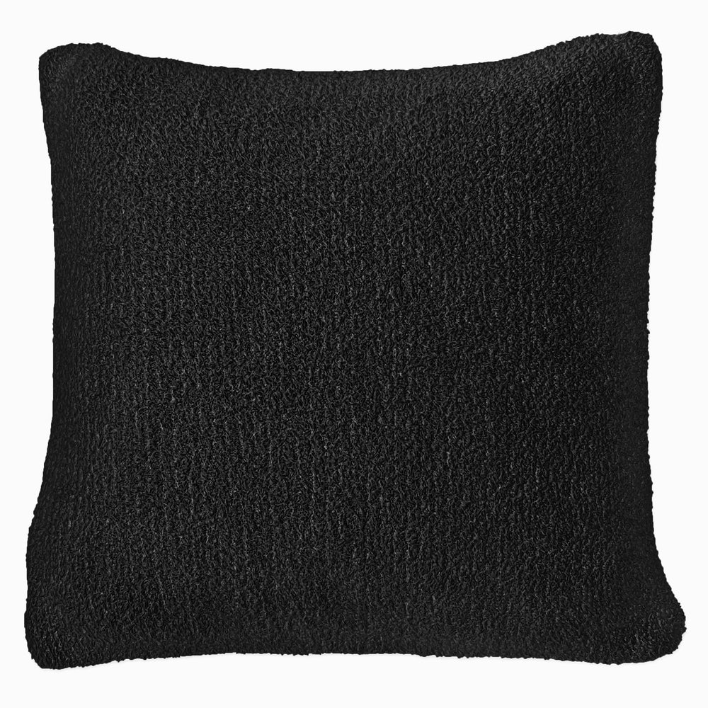 Coussin tricot deluxe - Noir
