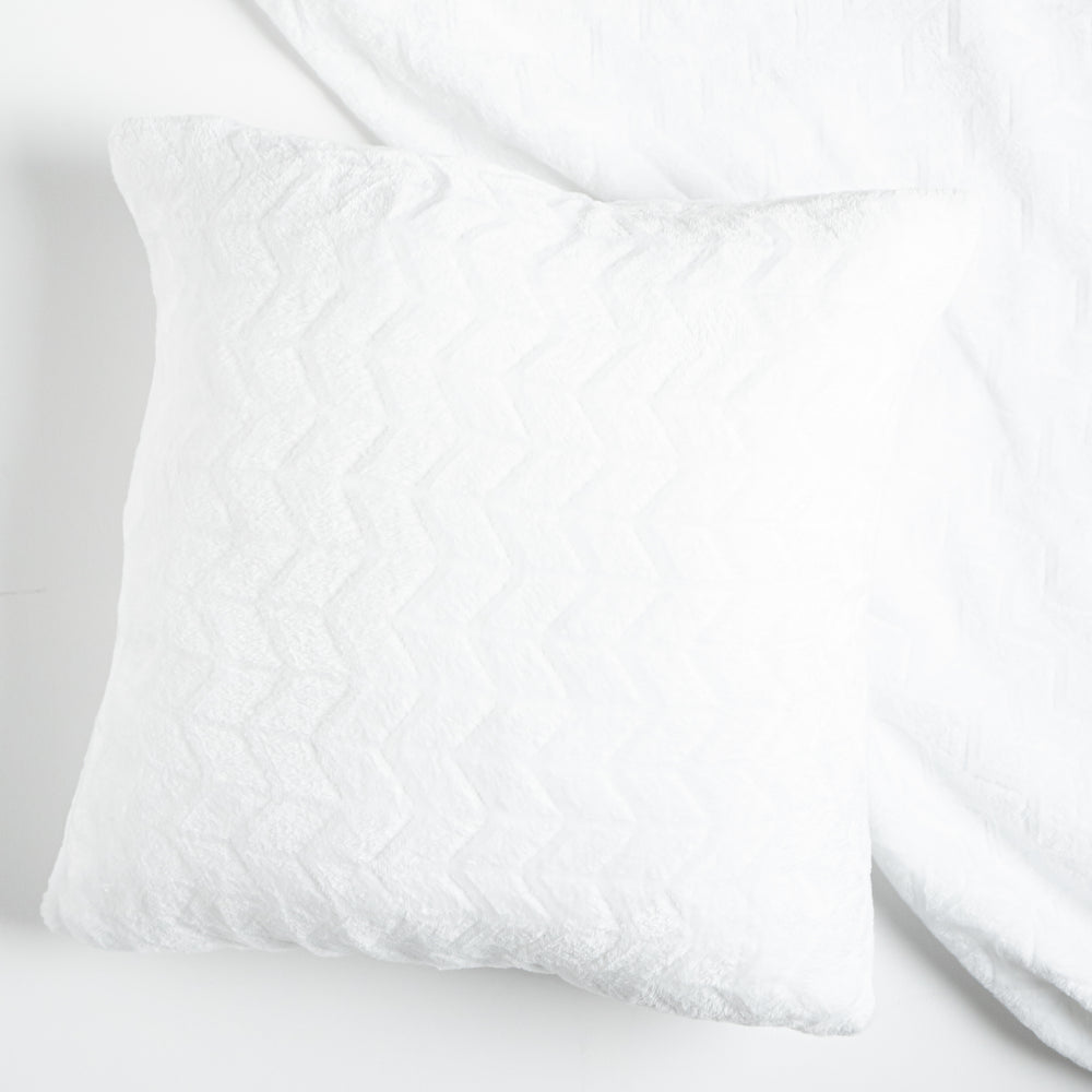 Plush cushion - White