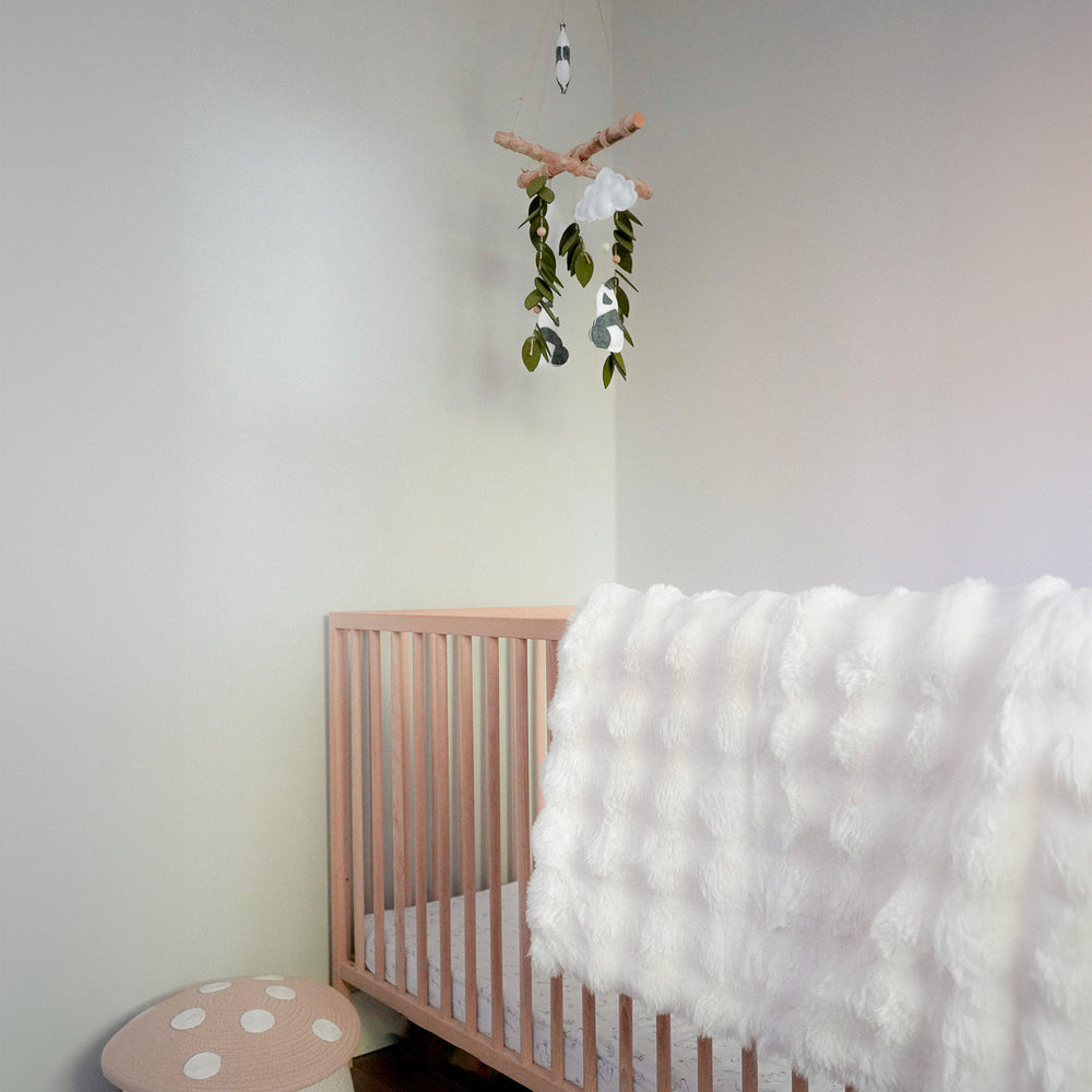 Jeté embossé - Blanc