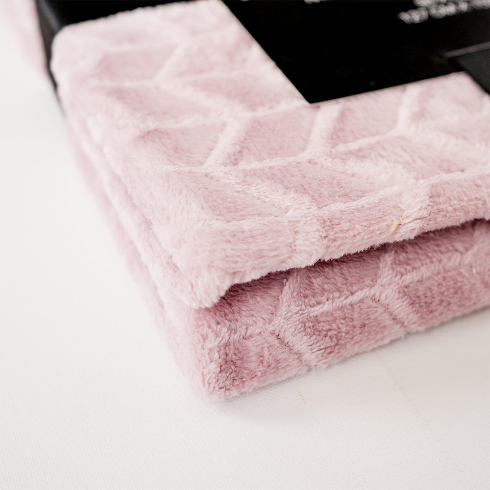 Microflannel throw - Pink