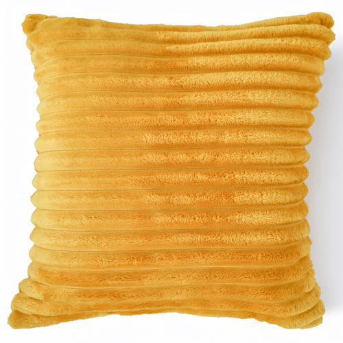 Ribbed cushion - Yellow