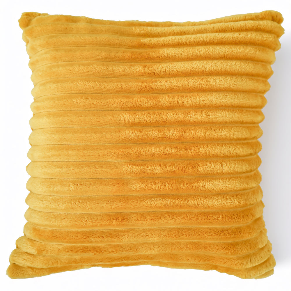 Ribbed cushion - Yellow