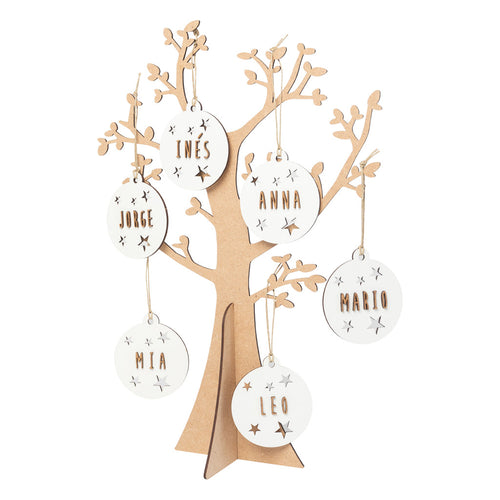 Arbre généalogique en bois