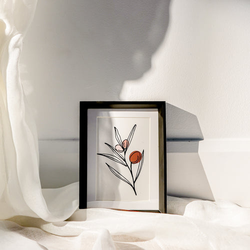 Black photo frame - 5 x 7