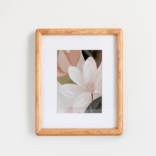 Natural & rounded photo frame - 5 x 7