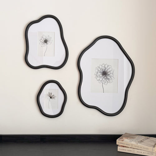 Trio de cadres photos irréguliers - Noirs