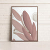 Toile - Feuillage rose||Canvas - Pink foliage
