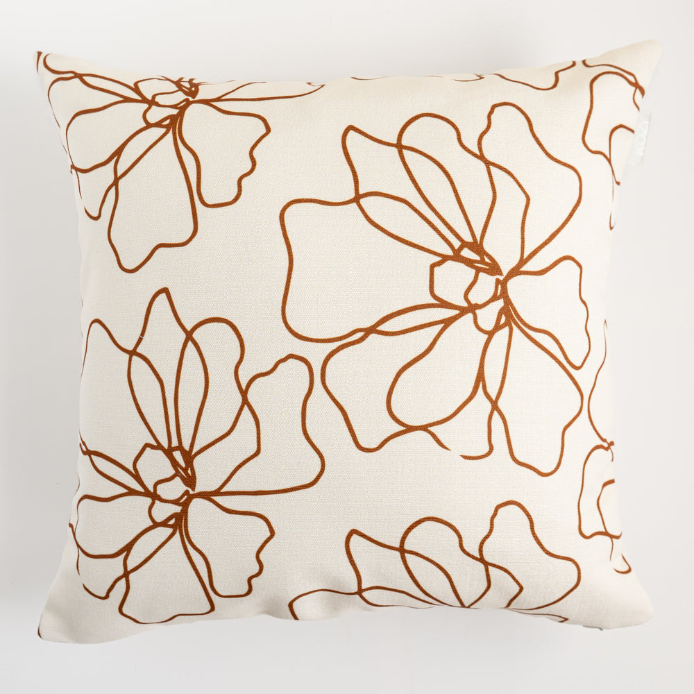 Kozy cushion - Abstract flowers