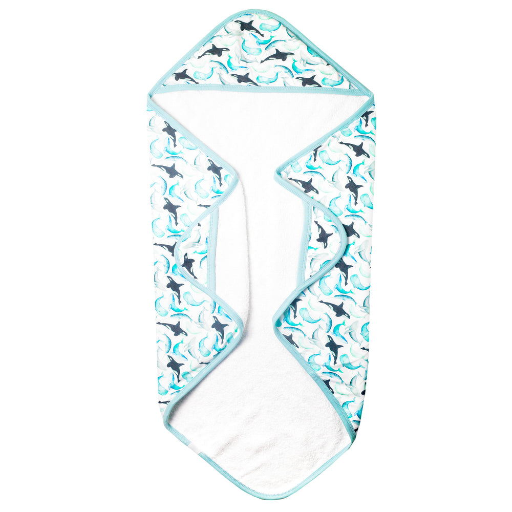 Hooded towel - Sea