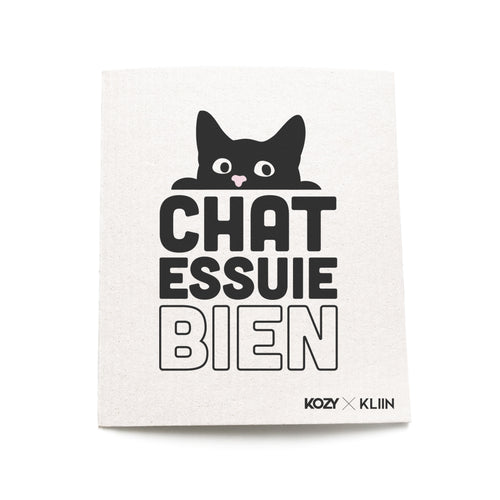Lingette réutilisable - Chat||Reusable wipe - Cat