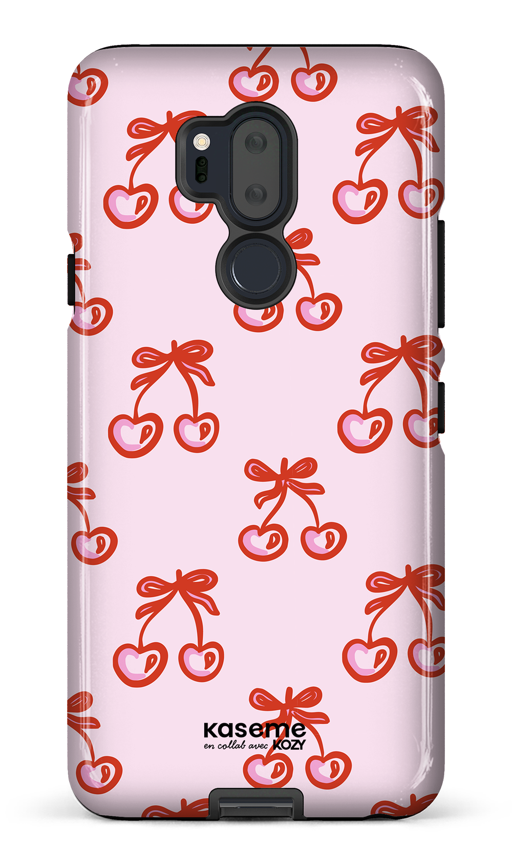 Étui impact pour cellulaire - Cerises bouclées