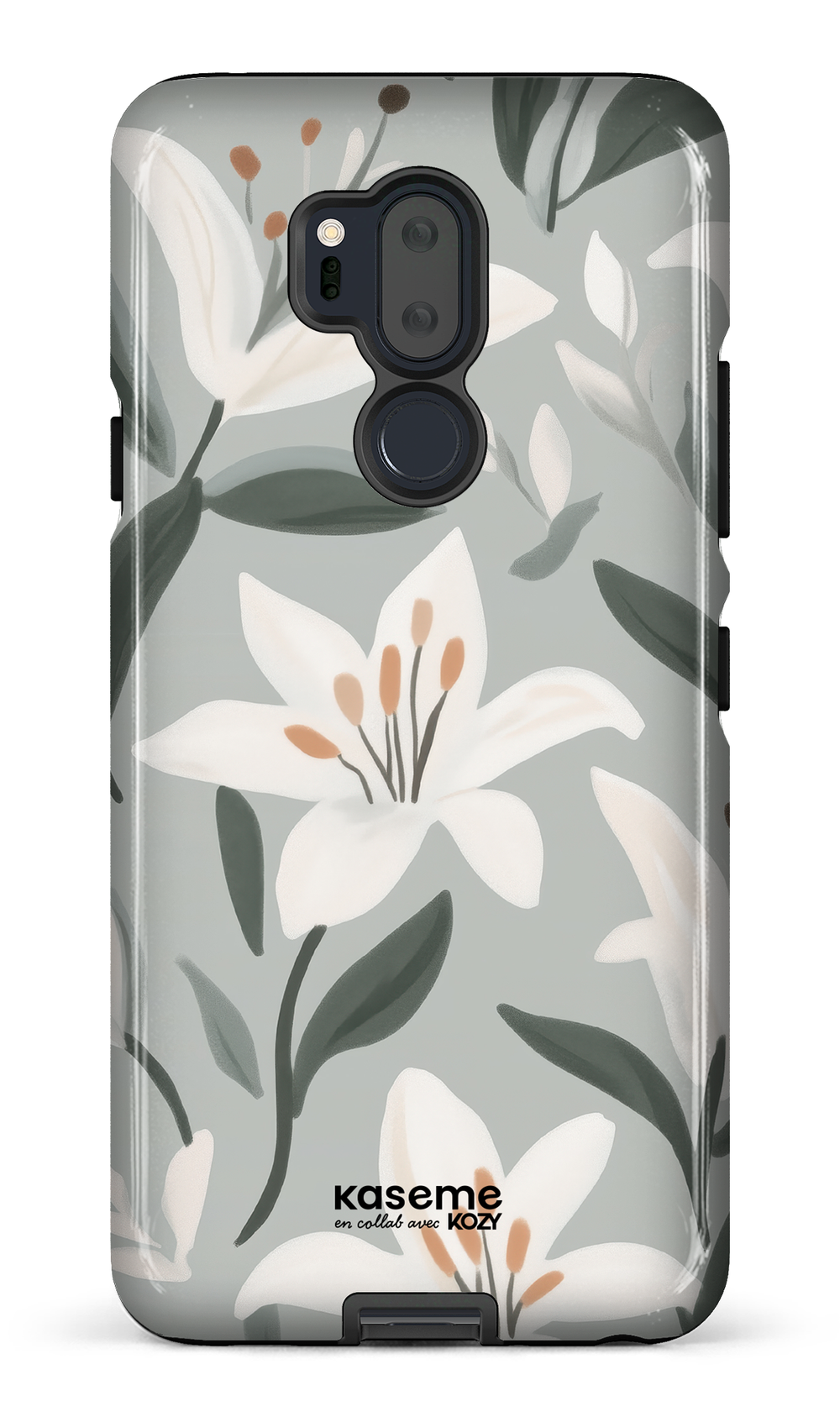 Étui impact pour cellulaire - La danse des lys bleu