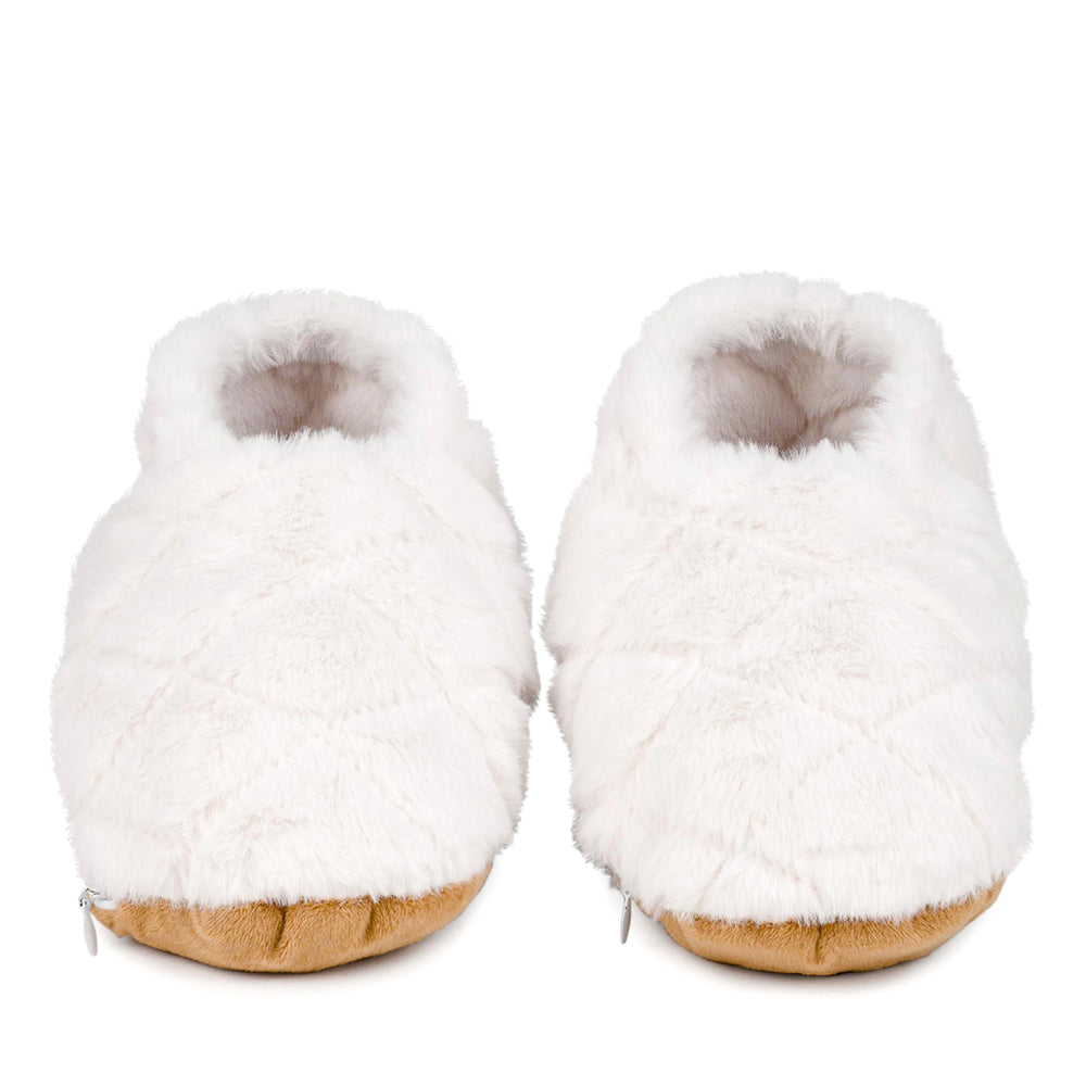 Soft microwave heated slipper