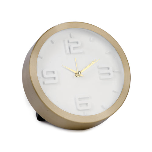 Horloge de table - Doré||Table clock - Gold