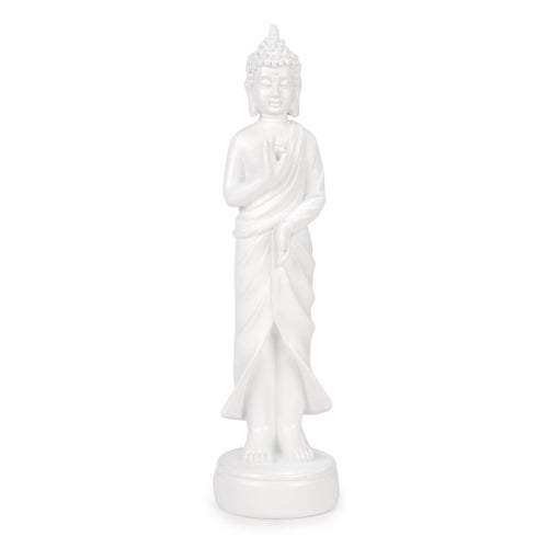 Bouddha debout - Blanc||Standing Buddha - White