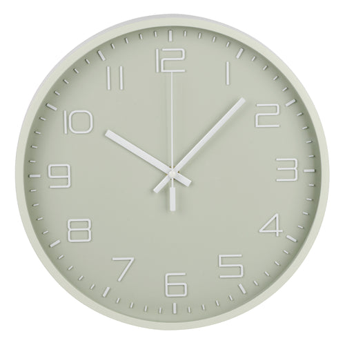 Horloge murale 12" - Verte