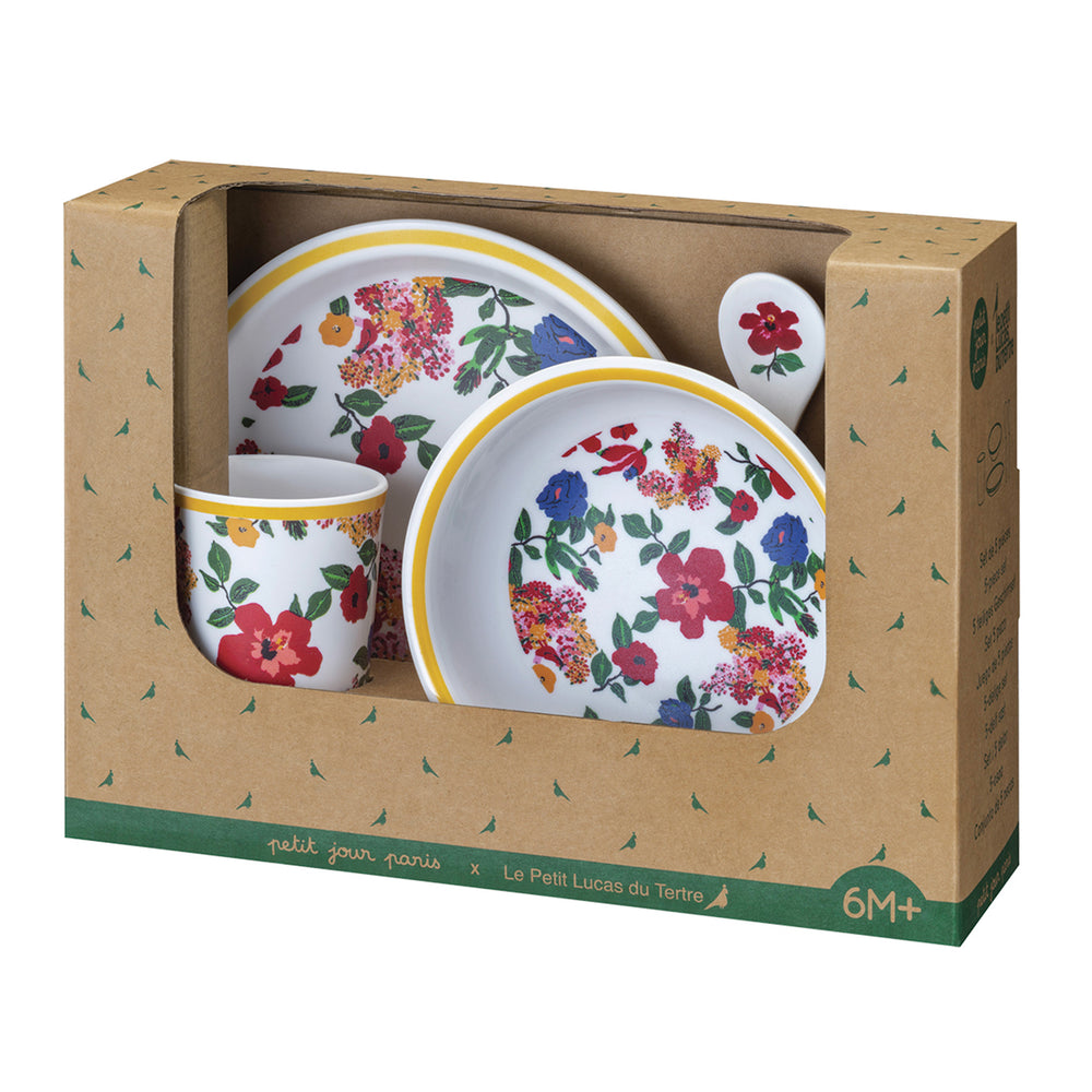 Coffret repas 5 pièces - Les Hibiscus