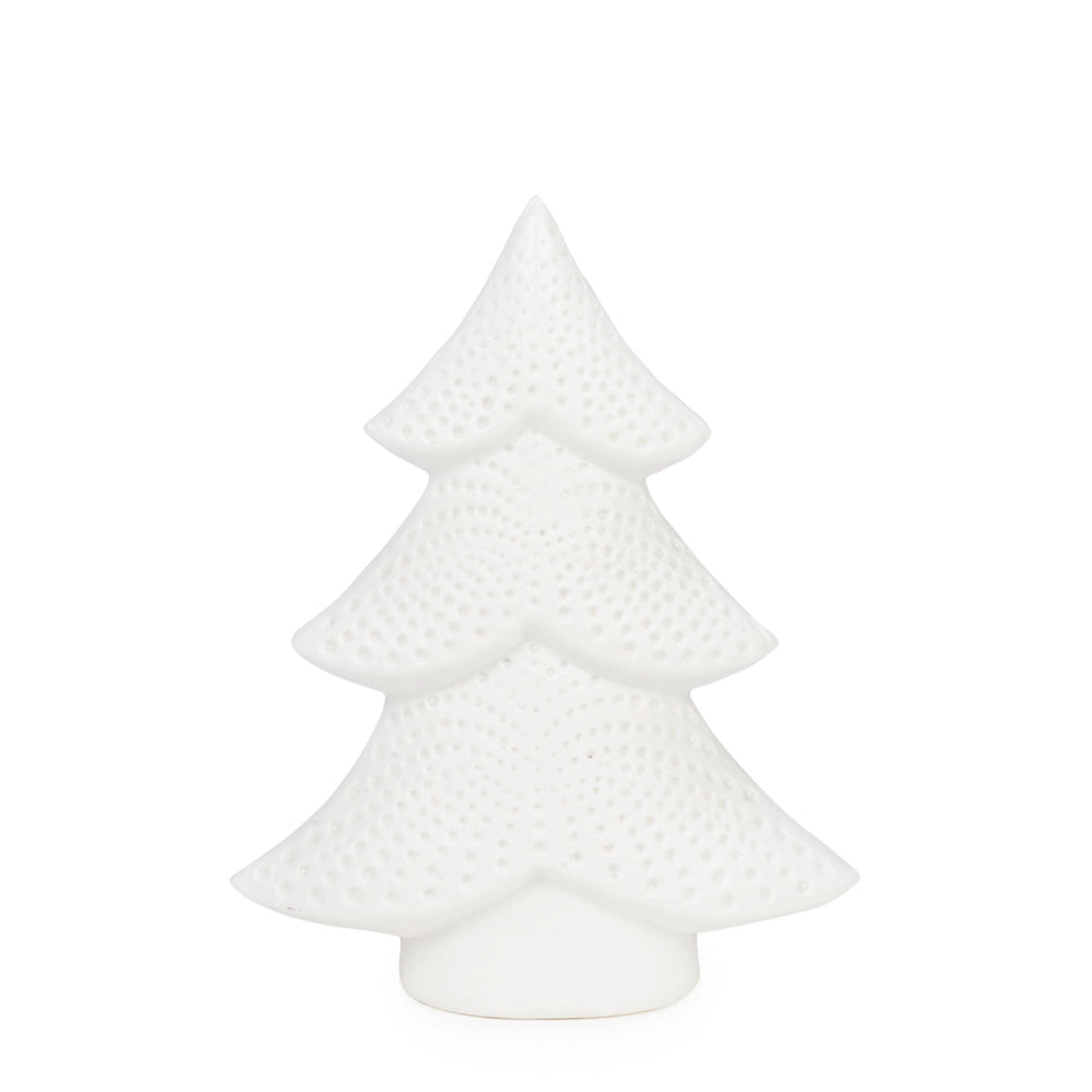 Illuminated ceramic fir tree - Small