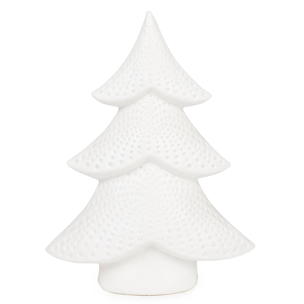 Illuminated ceramic fir tree - Large