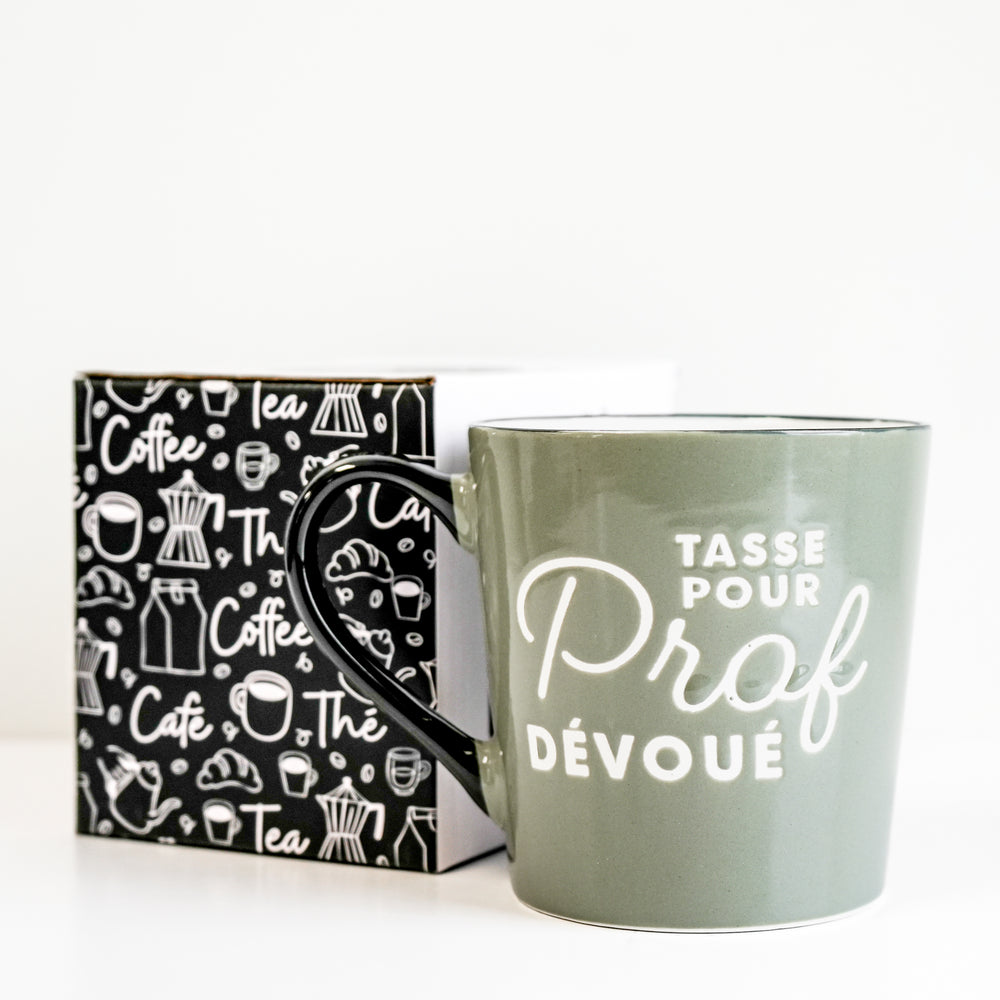 Tasse verte - Prof dévoué