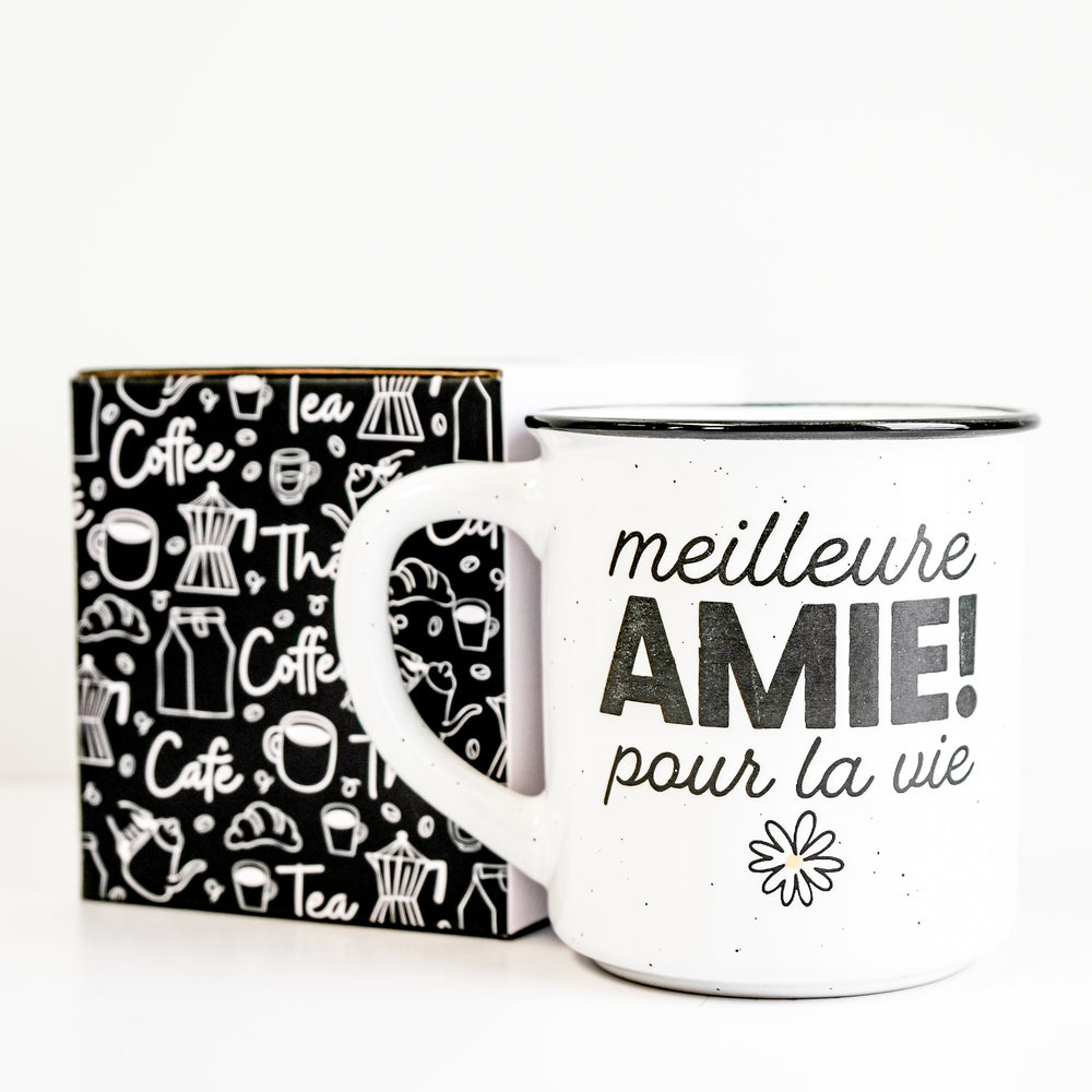 Tasse vintage - Meilleure amie!