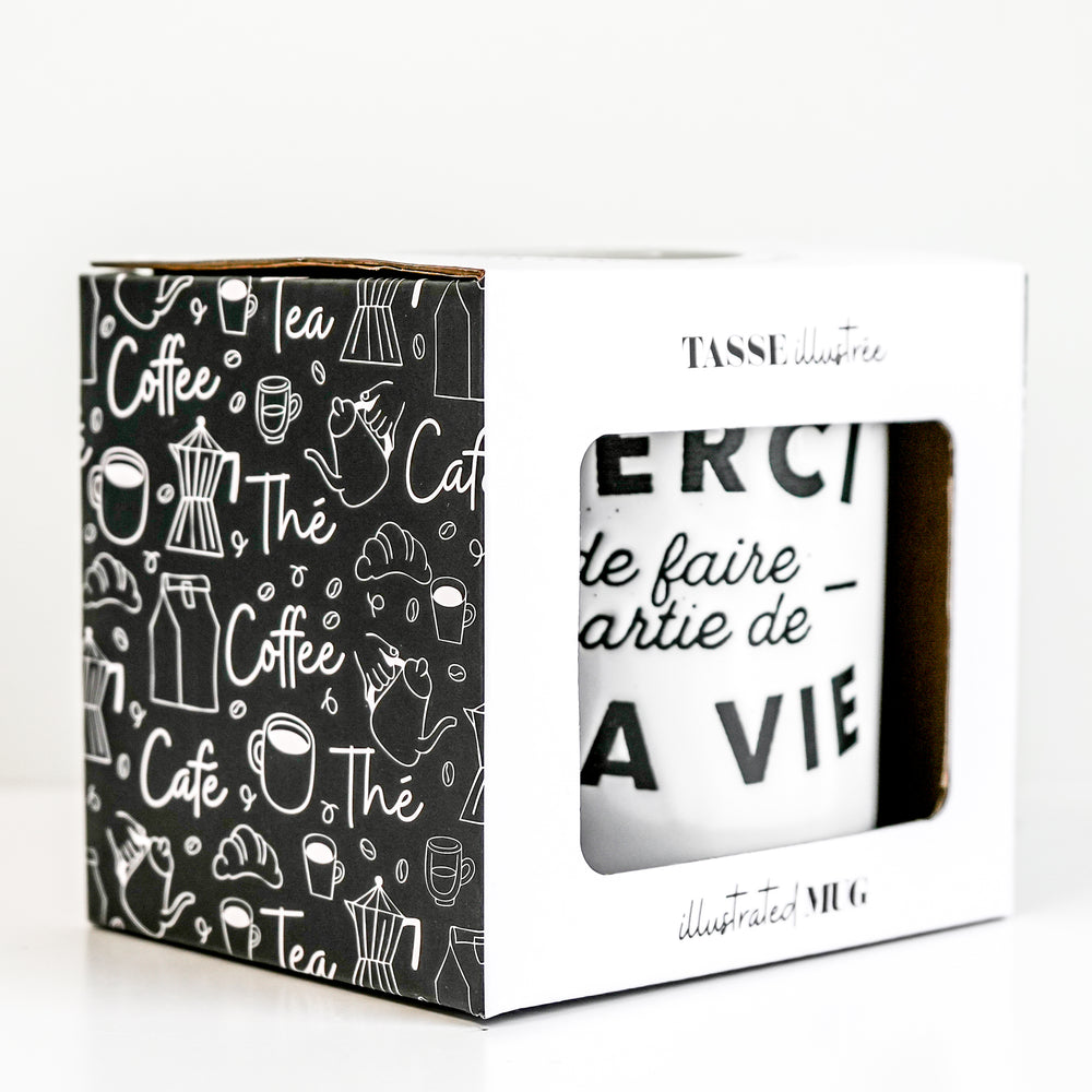 Tasse vintage - Merci de faire partie de ma vie