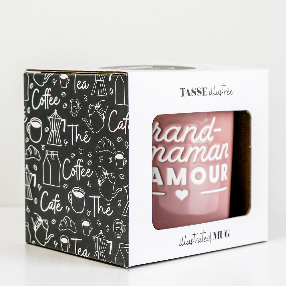 Pink cup - Grandma of love