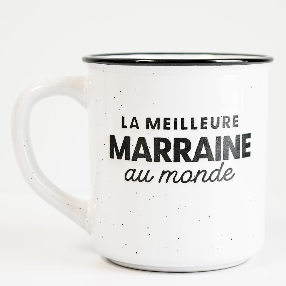 White mug - The best godmother