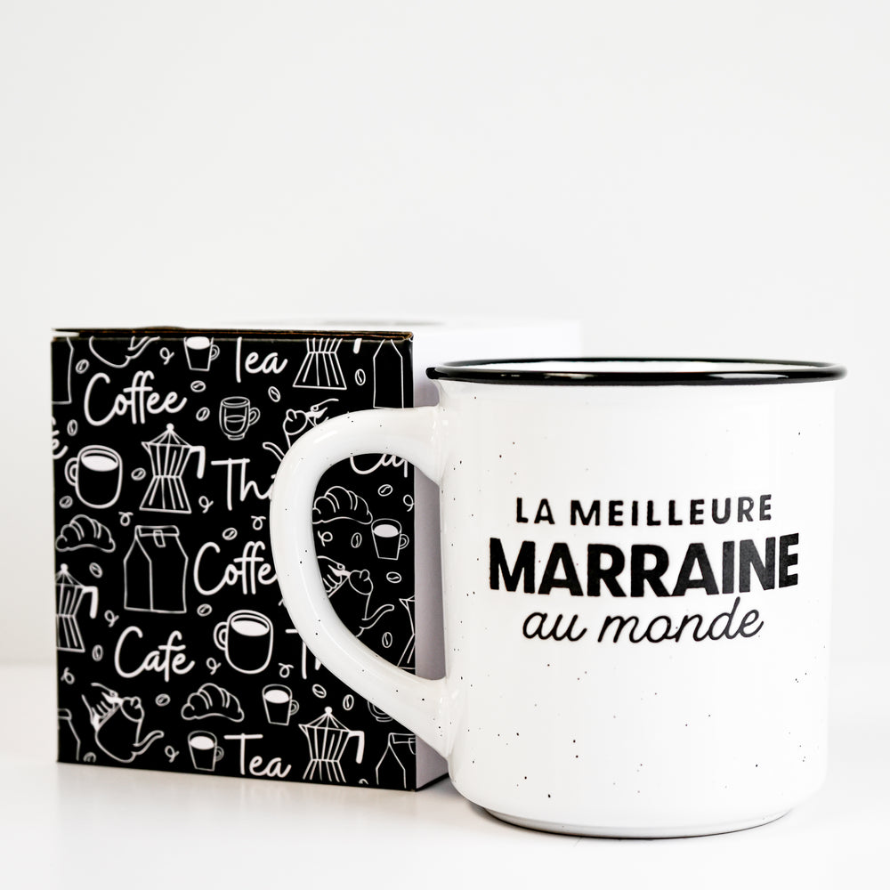 White mug - The best godmother