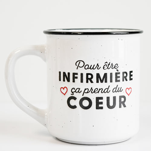 Tasse vintage - Être infirmière