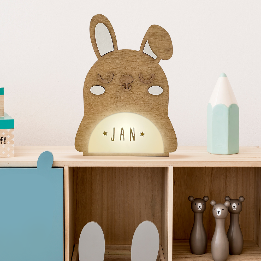 Veilleuse personnalisée - Lapin