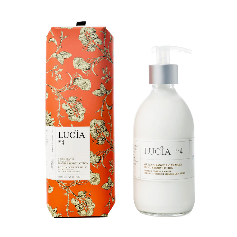 Body and hand lotion - Green orange and oak moss