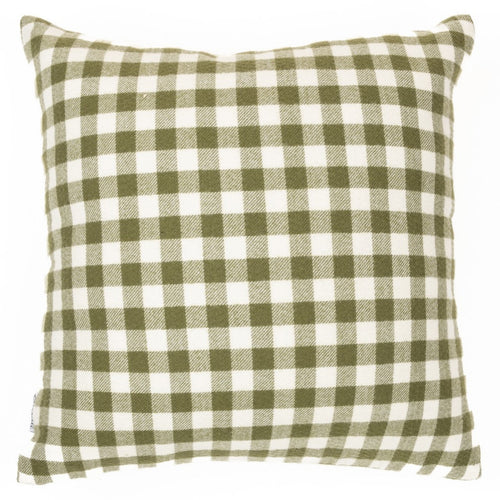 Standard checkered green cushion - Manos