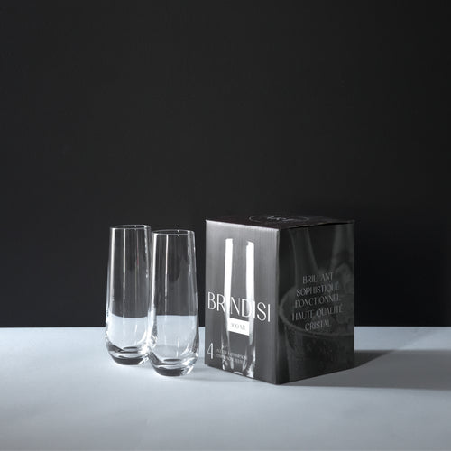 Flûtes à champagne sans pied 300 ml - Brindisi