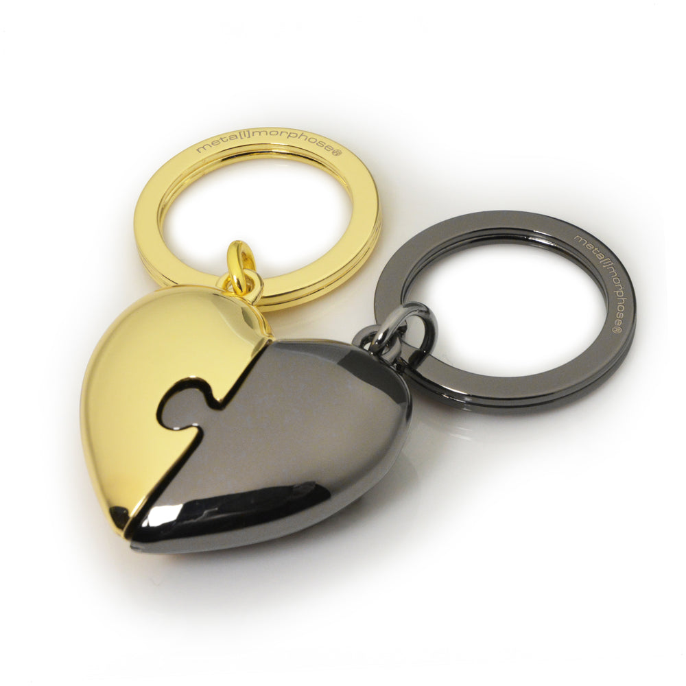 Porte-clés - Coeur en deux||Key ring - Heart in two