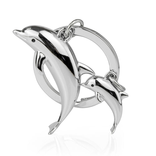 Porte-clés - Famille de dauphins||Key ring - Dolphin family