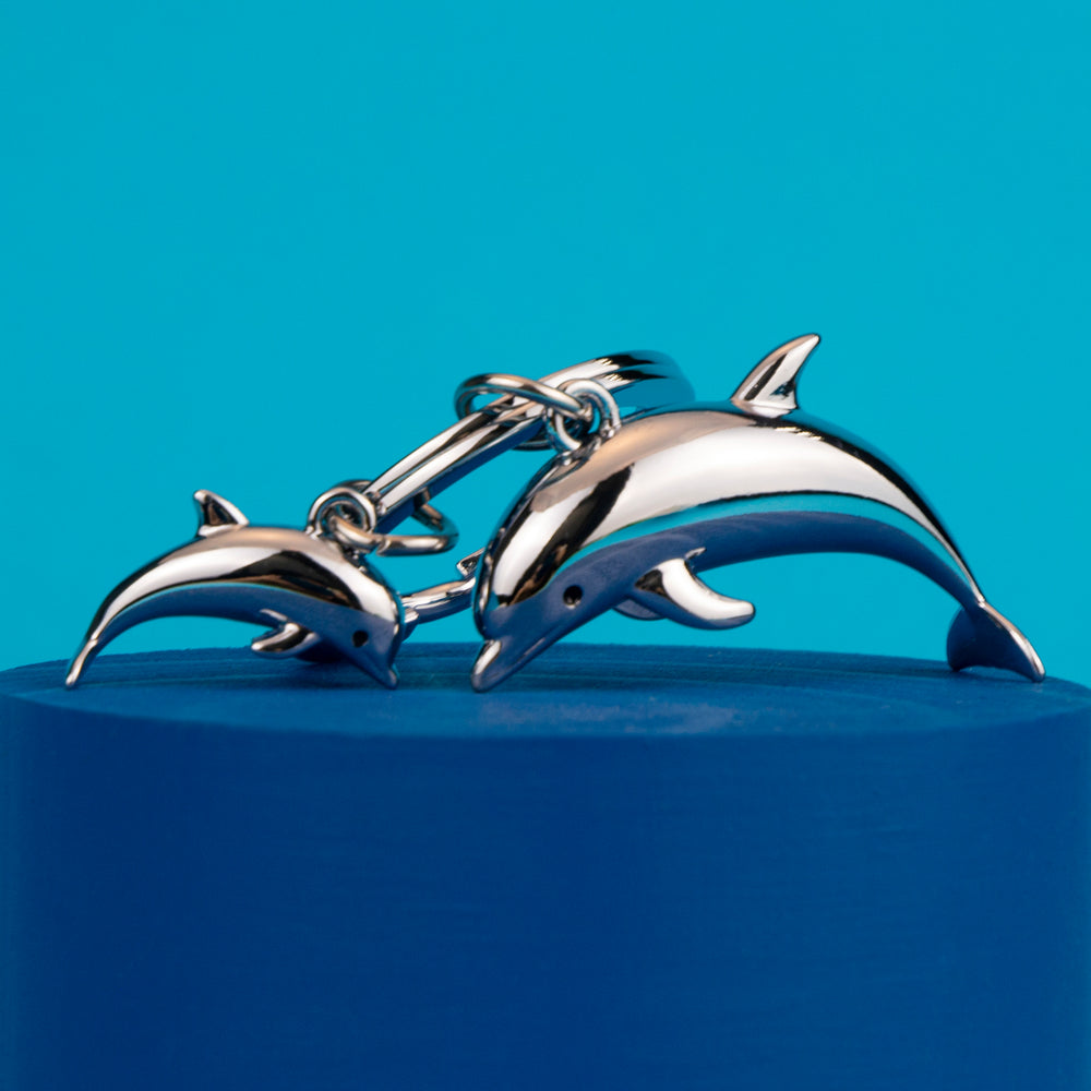 Porte-clés - Famille de dauphins||Key ring - Dolphin family